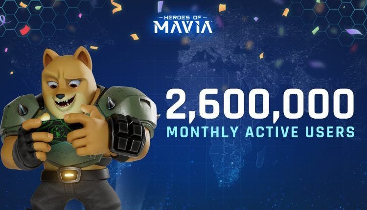 Heroes of Mavia Hits 2.6 Million Monthly Active Users
