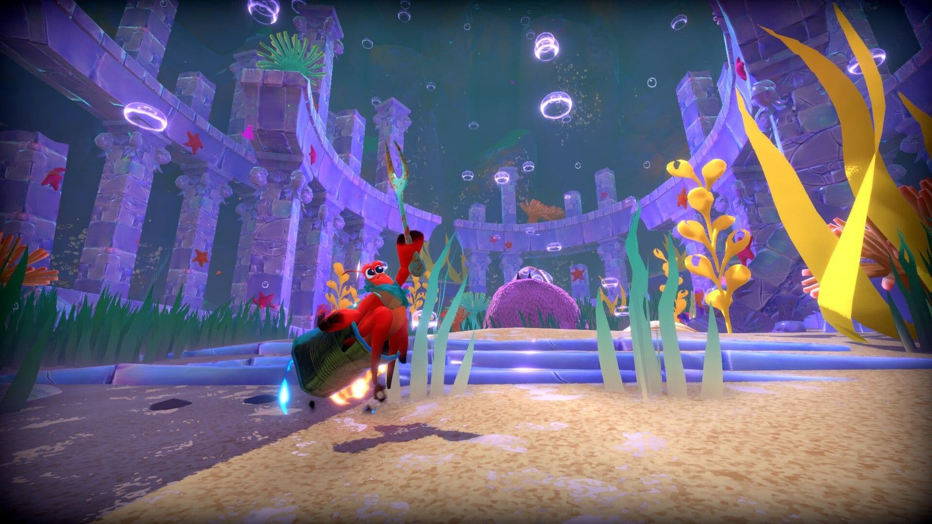 another crab's treasure gameplay exploring