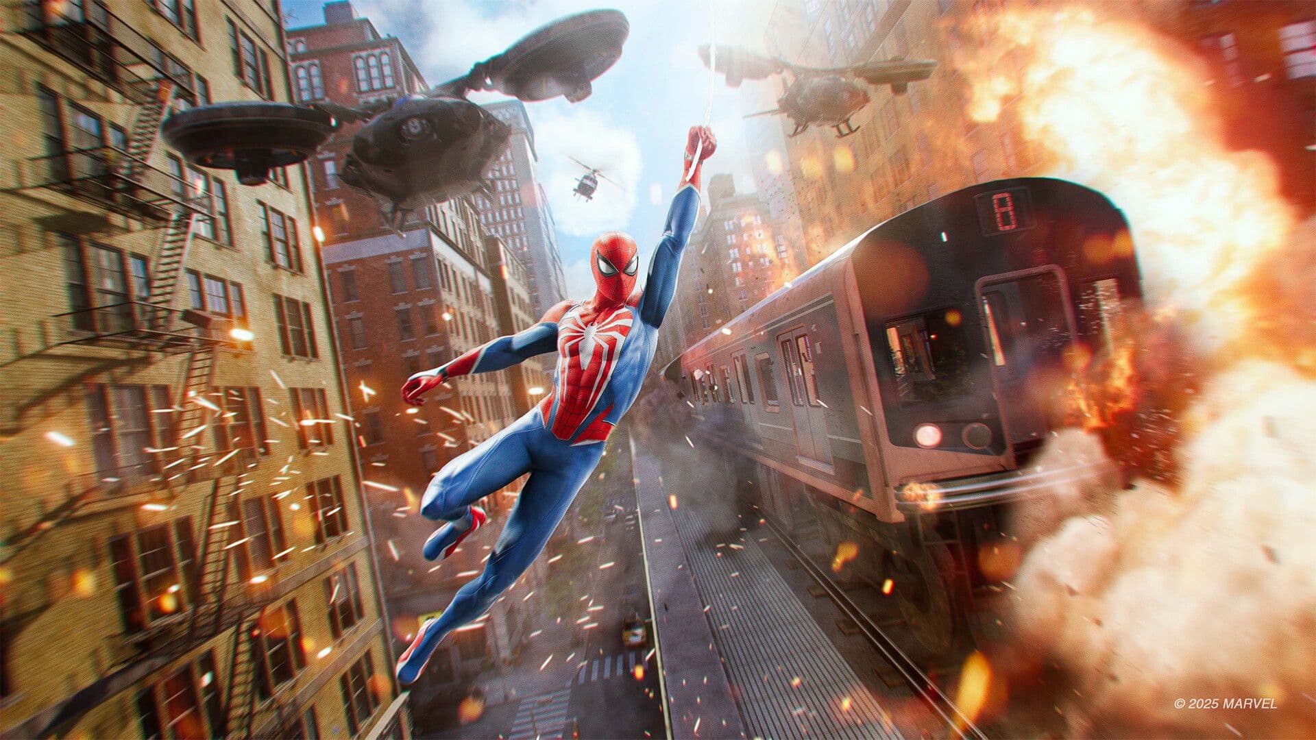 Marvel's Spider-Man 2 Gameplay Swinging
