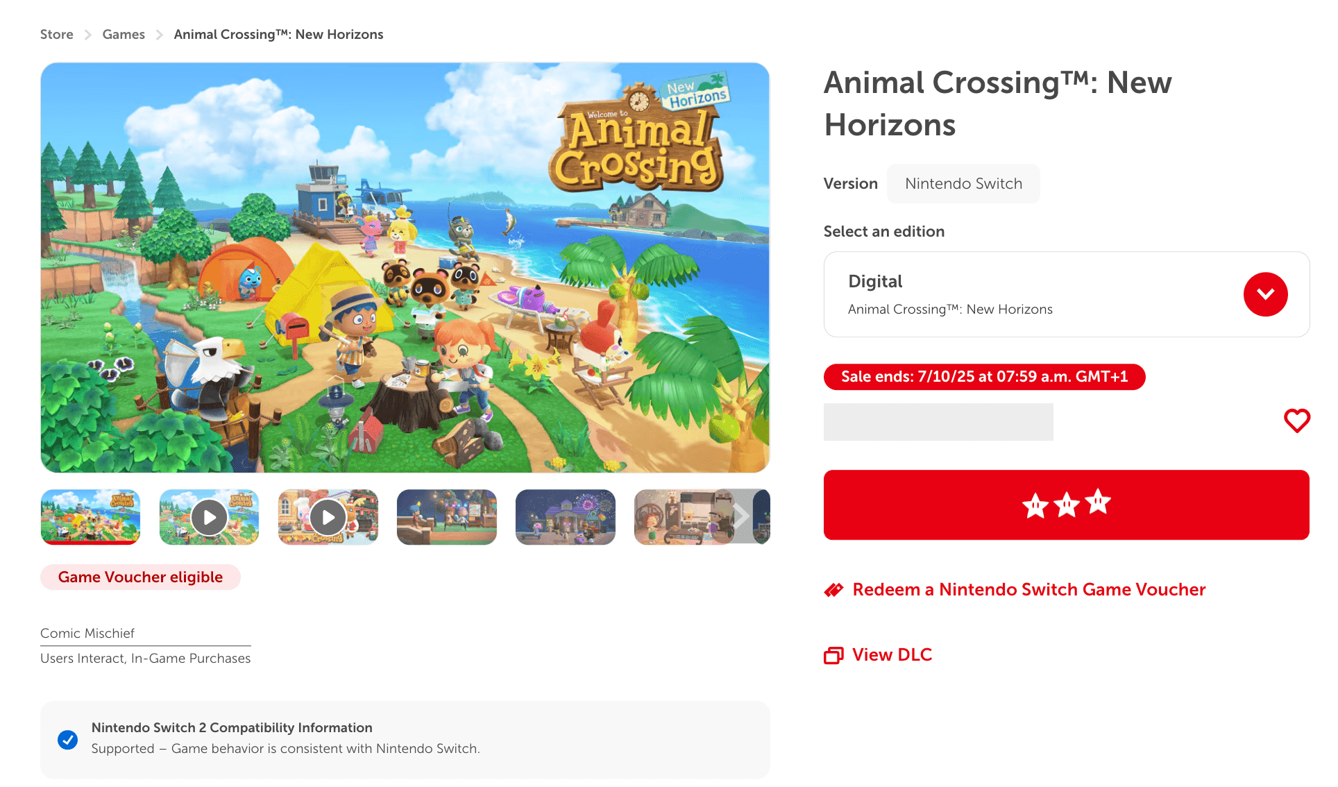 Animal Crossing: New Horizons