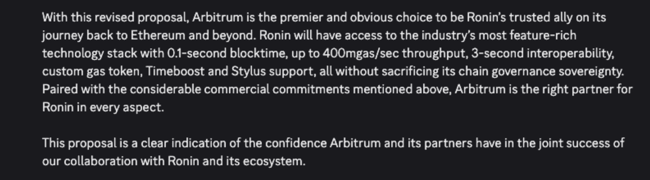 Arbitrum Proposes to Develop Ronin L2