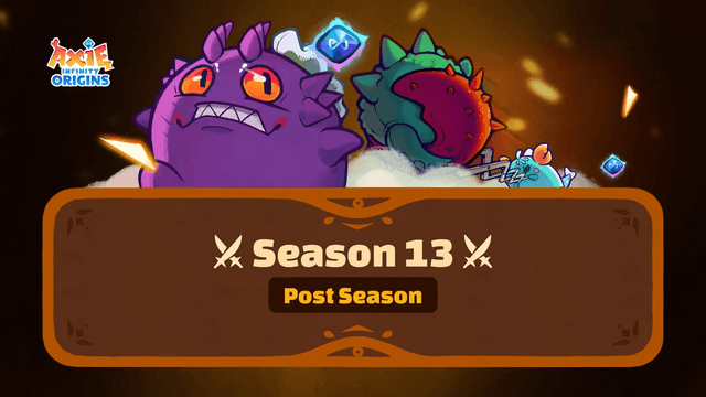 Axie Infinity Origins S13 Postseason