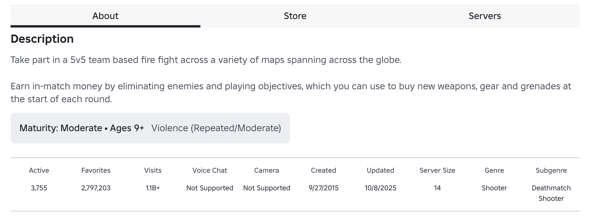 Counter Blox Roblox Codes for October