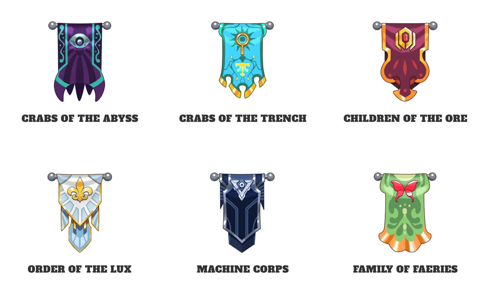 Crabada Factions chart.webp