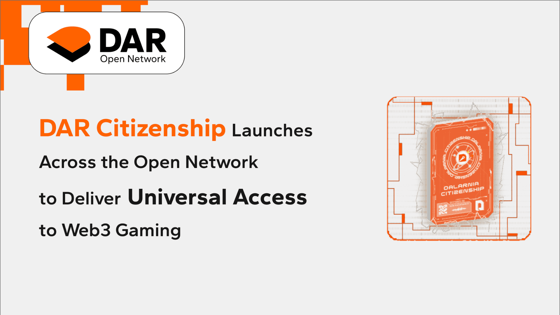 DAR Open Network Reveals DAR Citizenship