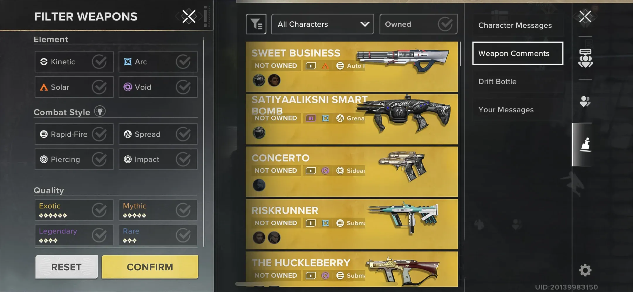 Destiny: Rising Guide: Best Weapon in PvE & PvP