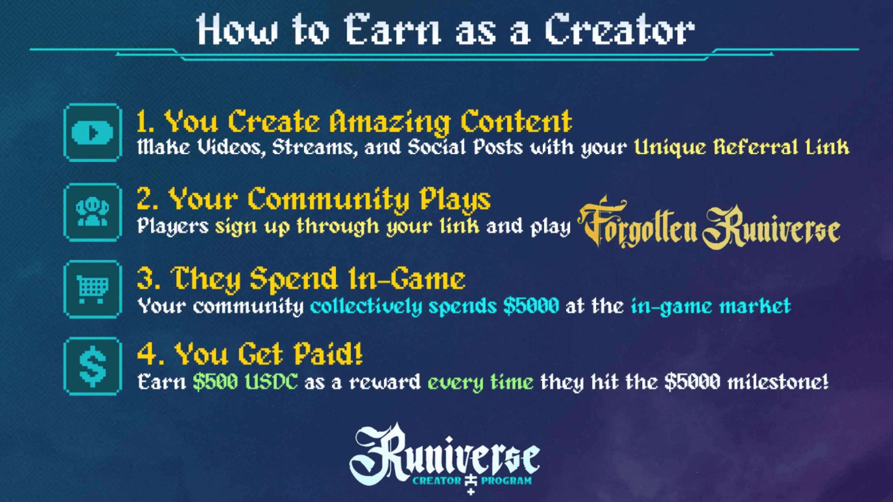 Earn Big in Forgotten Runiverse's Creator Program