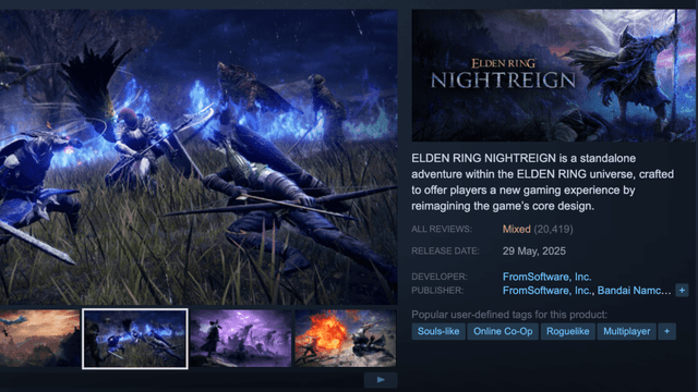 Elden Ring Nightreign Hits 2M Sales in 24 Hours