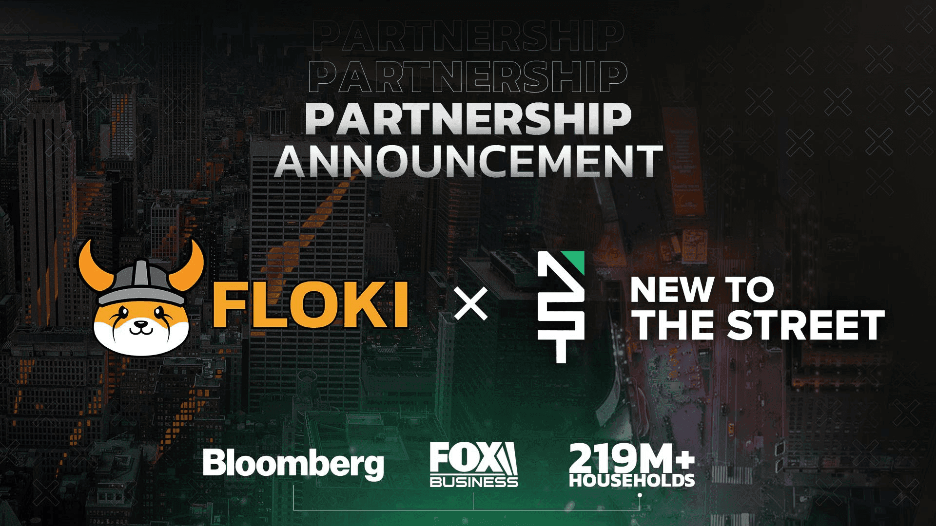 FLOKI Teams Up with New to The Street 