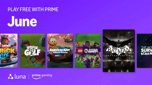 Amazon Prime Free Games for June