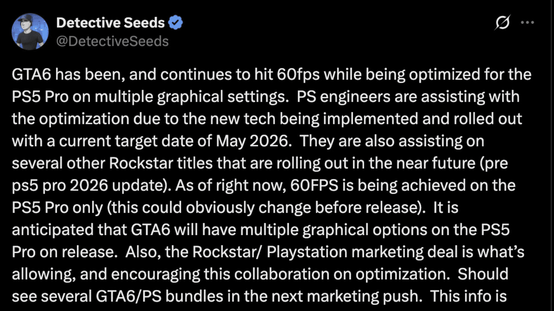 GTA 6 Could Hit 60 FPS