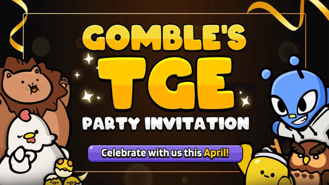 Gomble Games Airdrop and TGE Details Announced