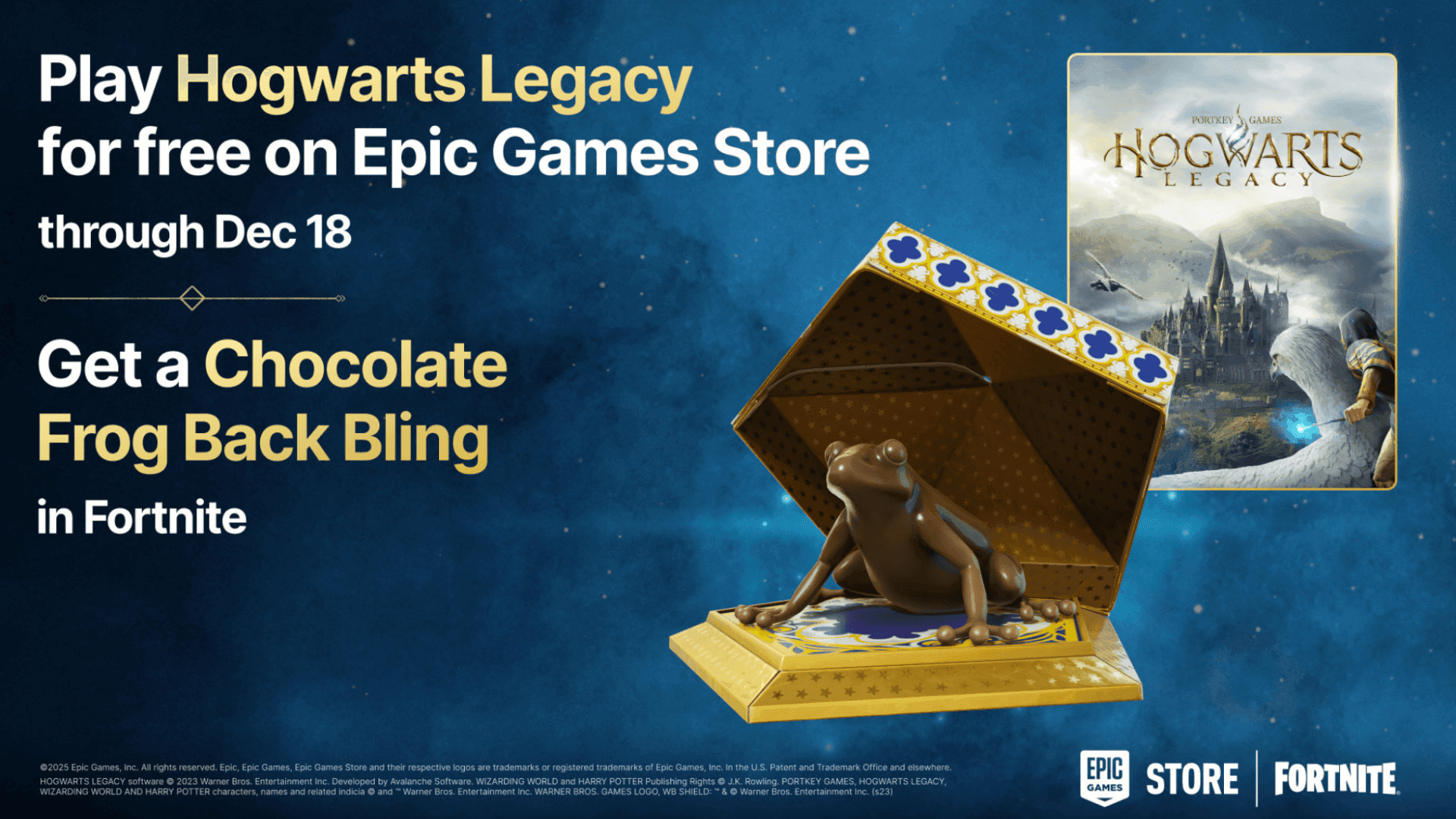 Hogwarts Legacy Is Free on Epic Games Store