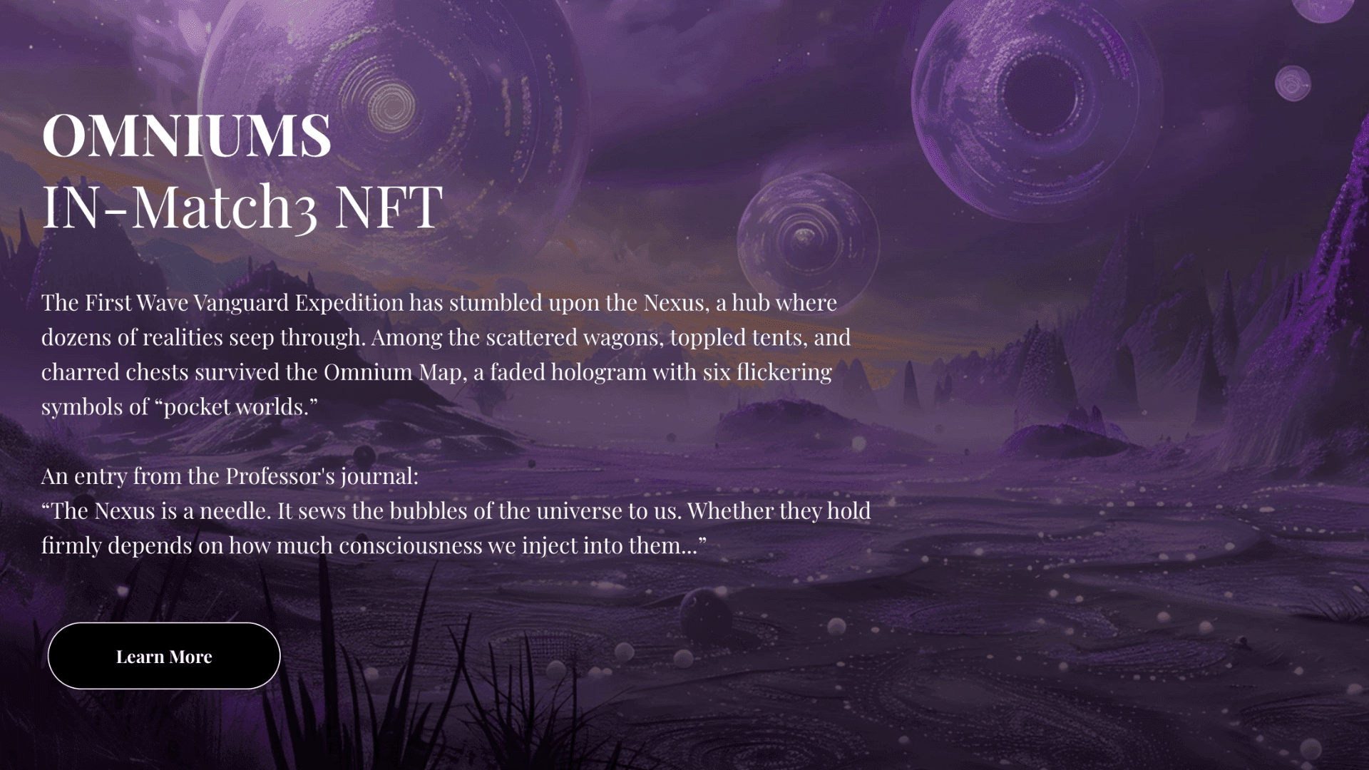 IN-Match 3 Launches NFT Land Event