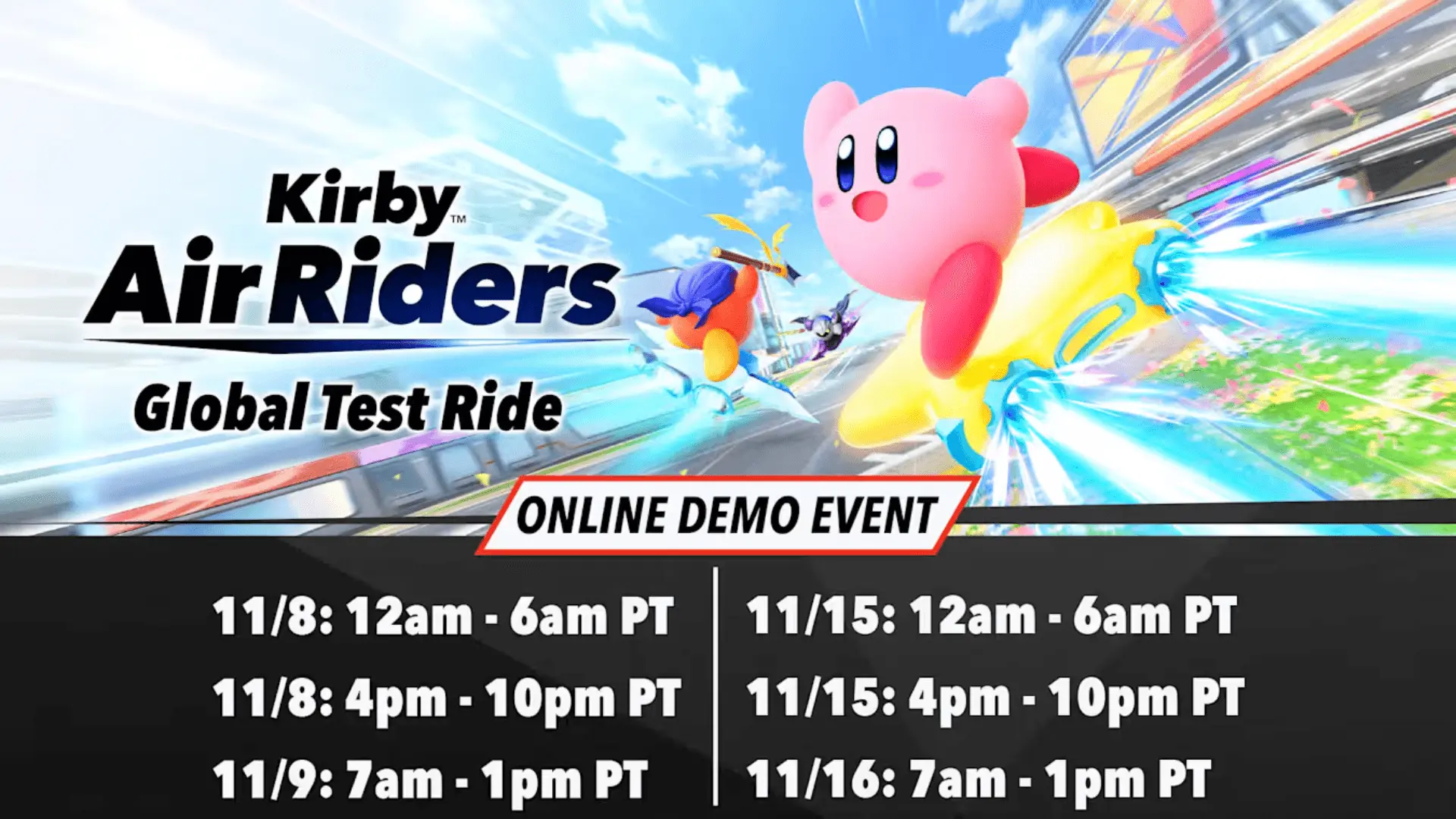 Kirby Air Riders Free Demo Available Now