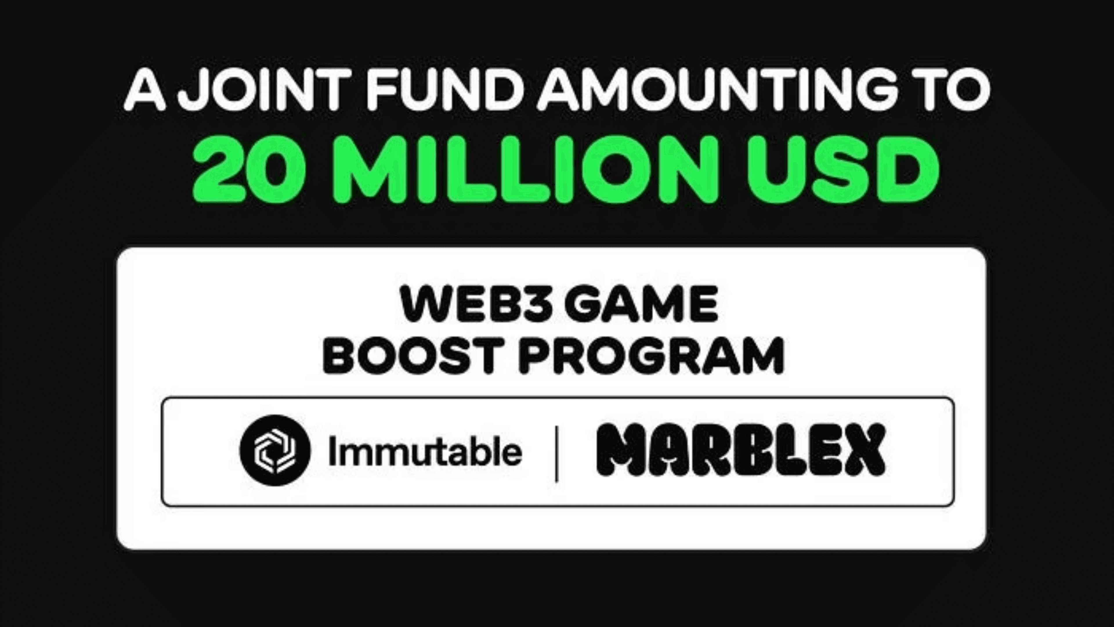 MARBLEX Reveals New $20 Million Fund with Immutable