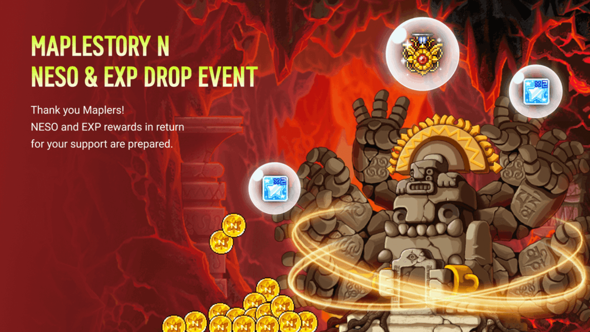 MapleStory N Launches Enhanced Reward Event