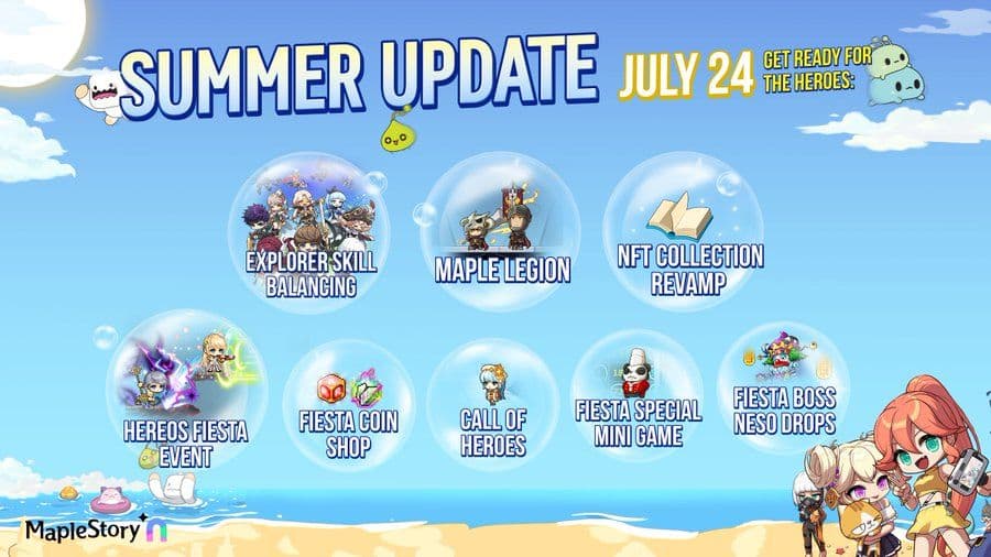 MapleStory N's Big Summer Update