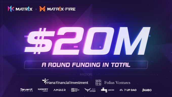 Matr1x Secures $10 Million for Web3 Mobile Game image