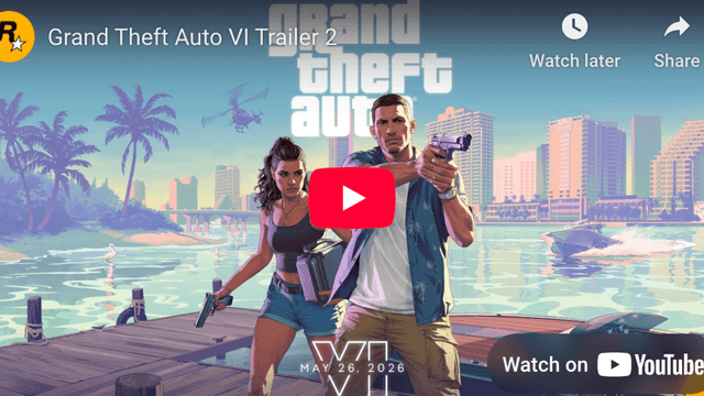 New GTA 6 Trailer Ahead of 2026 Launch