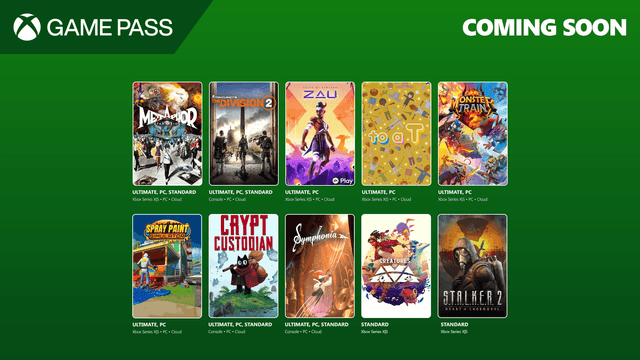 New Games Added to Xbox Game Pass in May