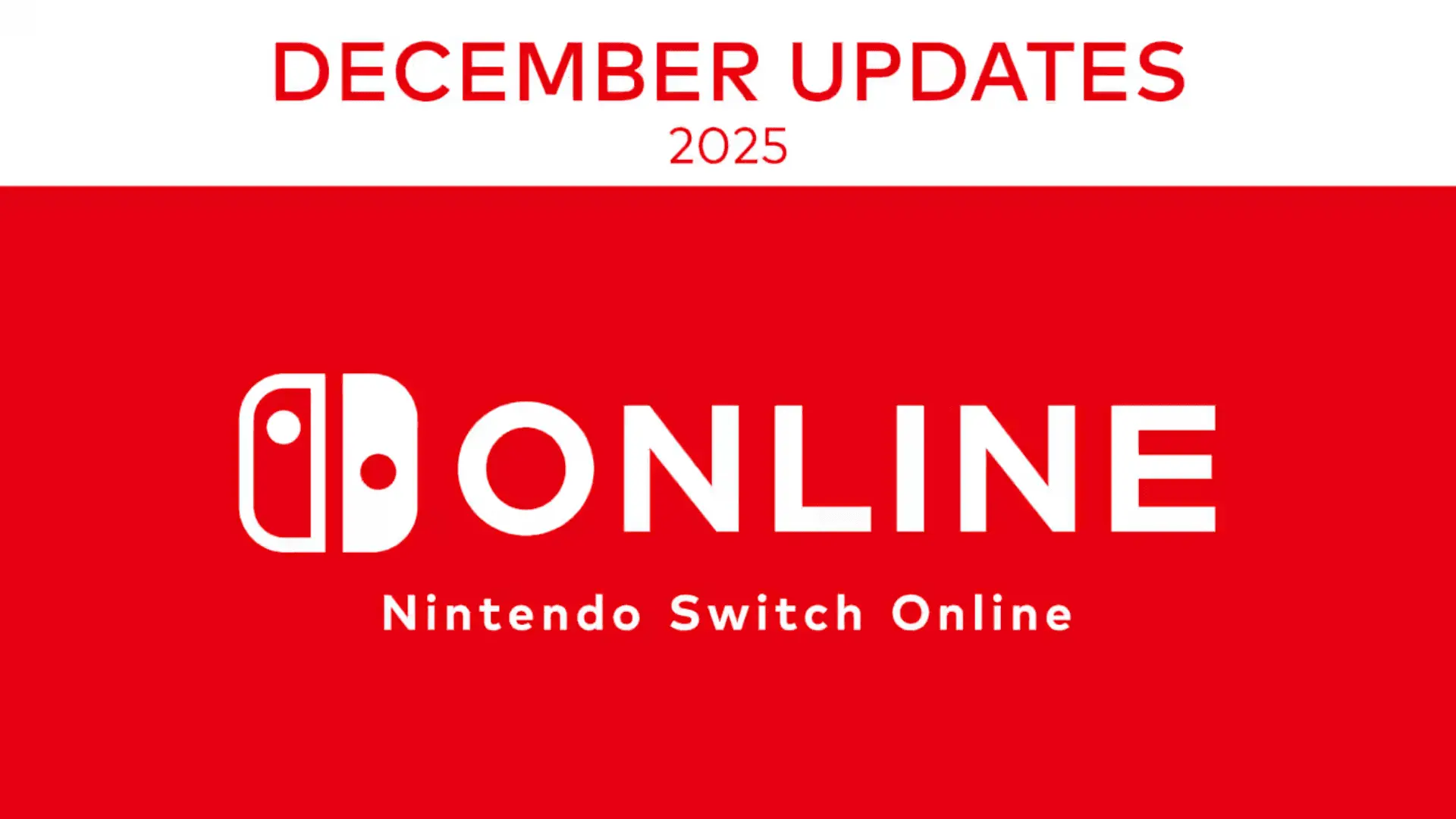 Nintendo Switch Online December Update