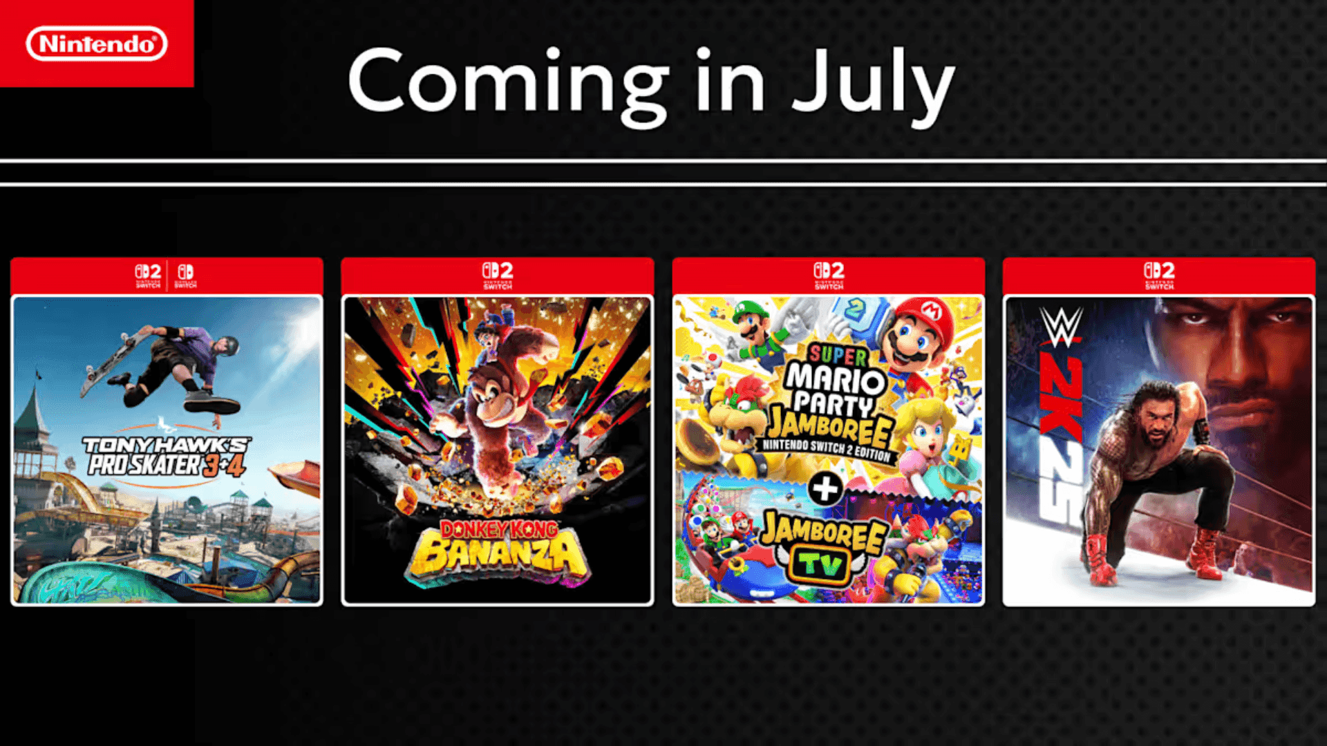 New Nintendo Switch Games for July 2025