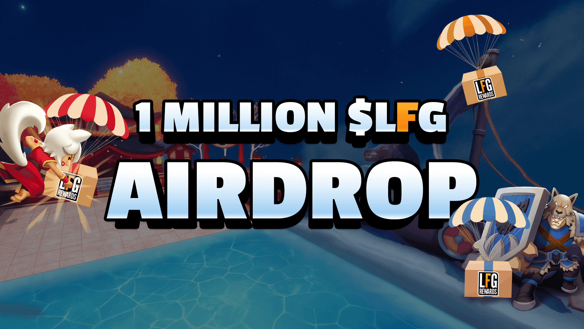 One Million $LFG Airdrop for Gladiator Mayhem