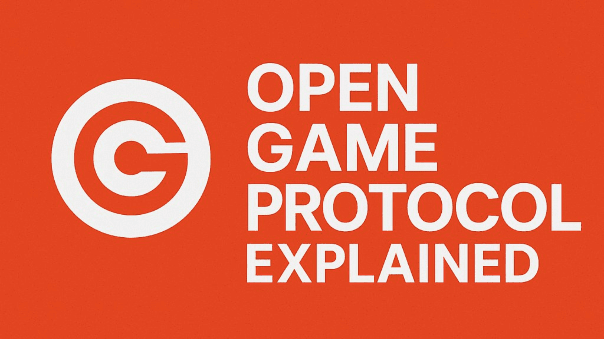 Open Game Protocol Goes Live