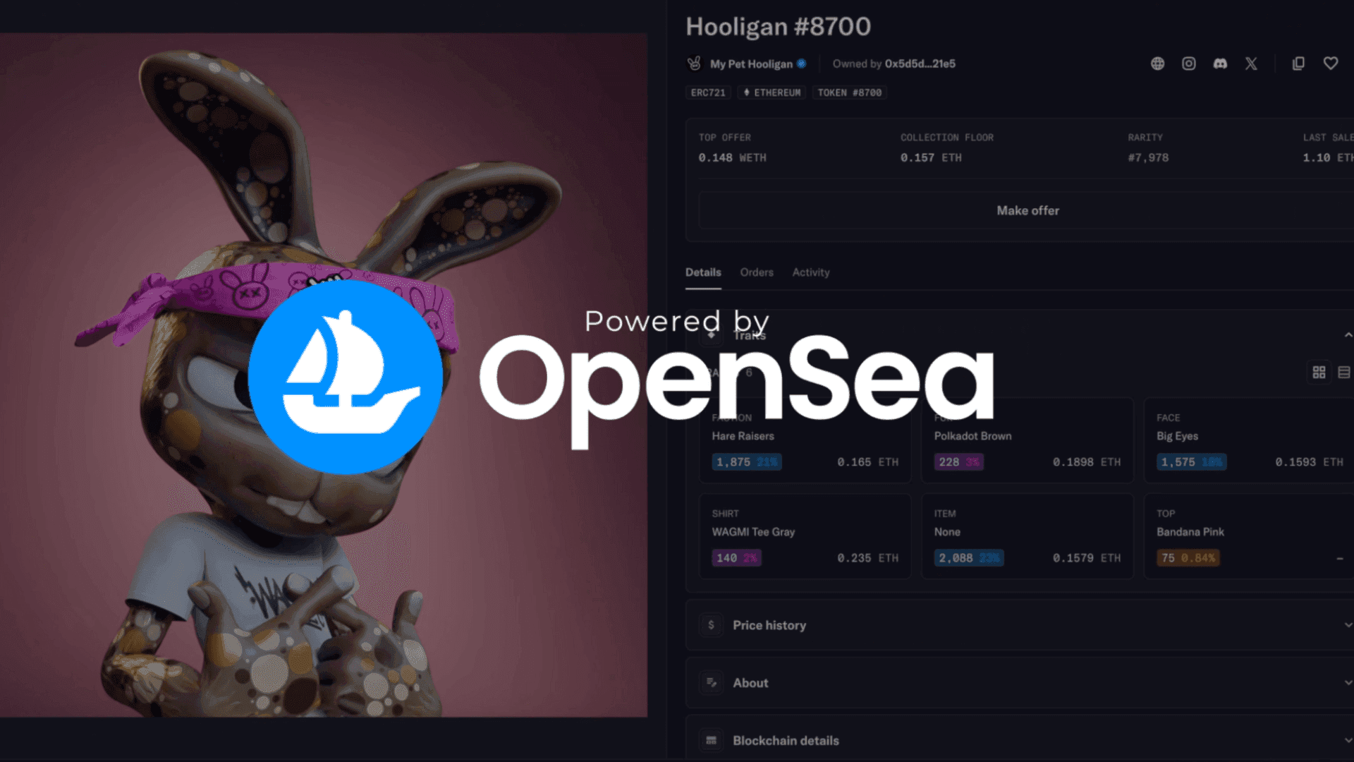 OpenSea Gaming NFT Collections Live on G3