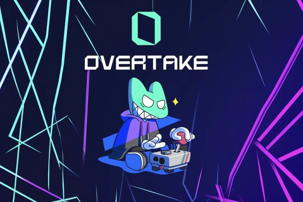 Overtake Logo and Key Art