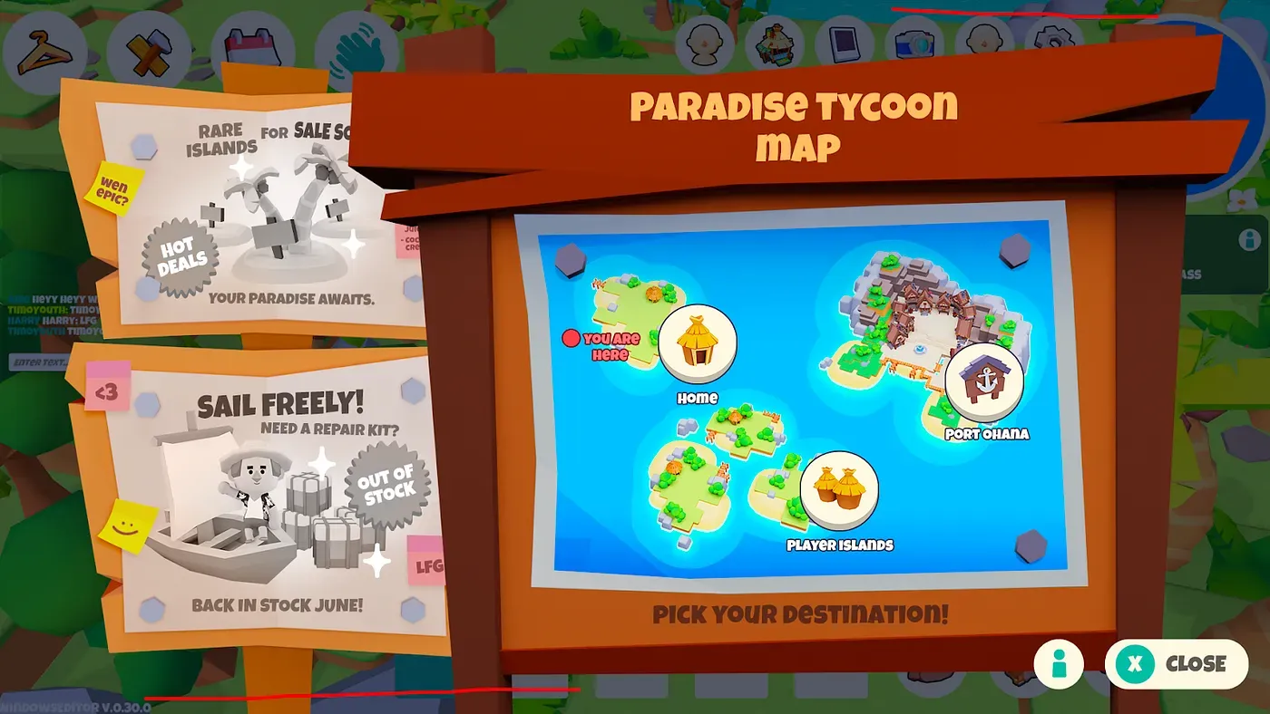 Paradise Tycoon Beta