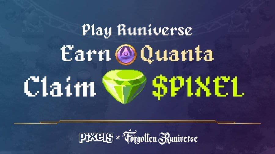 Pixels and The Forgotten Runiverse Announce Partnership