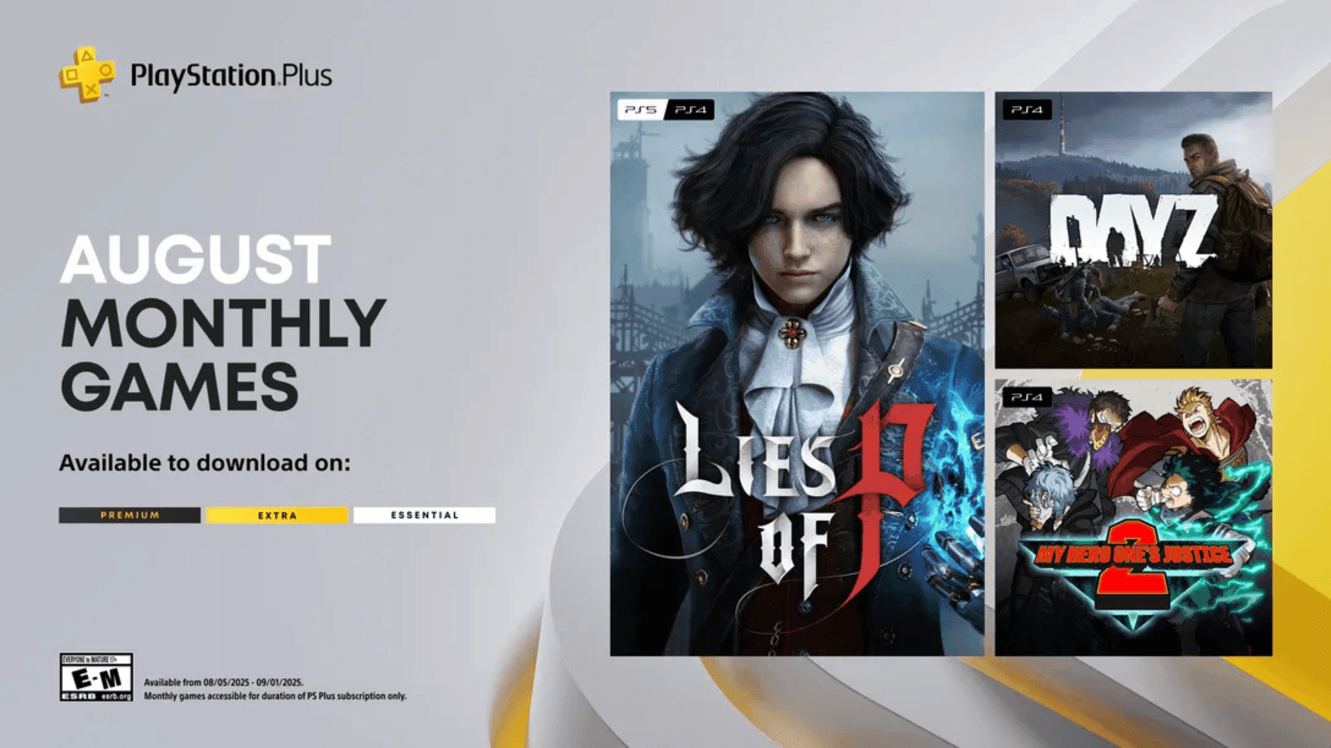 PlayStation Plus August 2025 Games