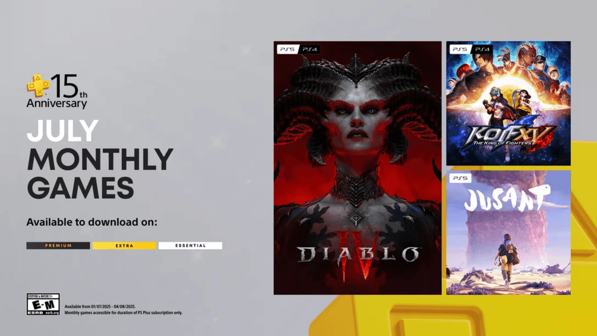 PlayStation Plus Games This Month