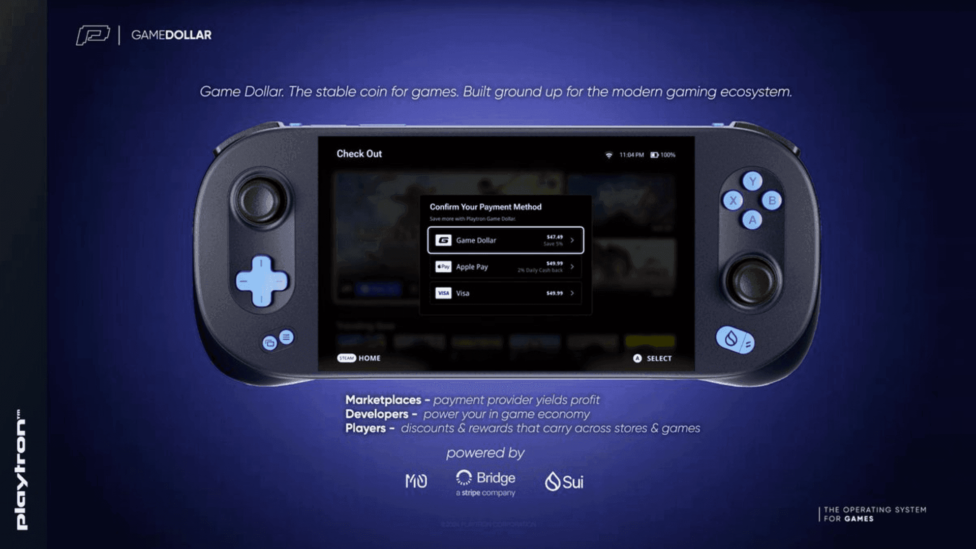 Playtron Reveals Game Dollar for Sui Gaming Ecosystem