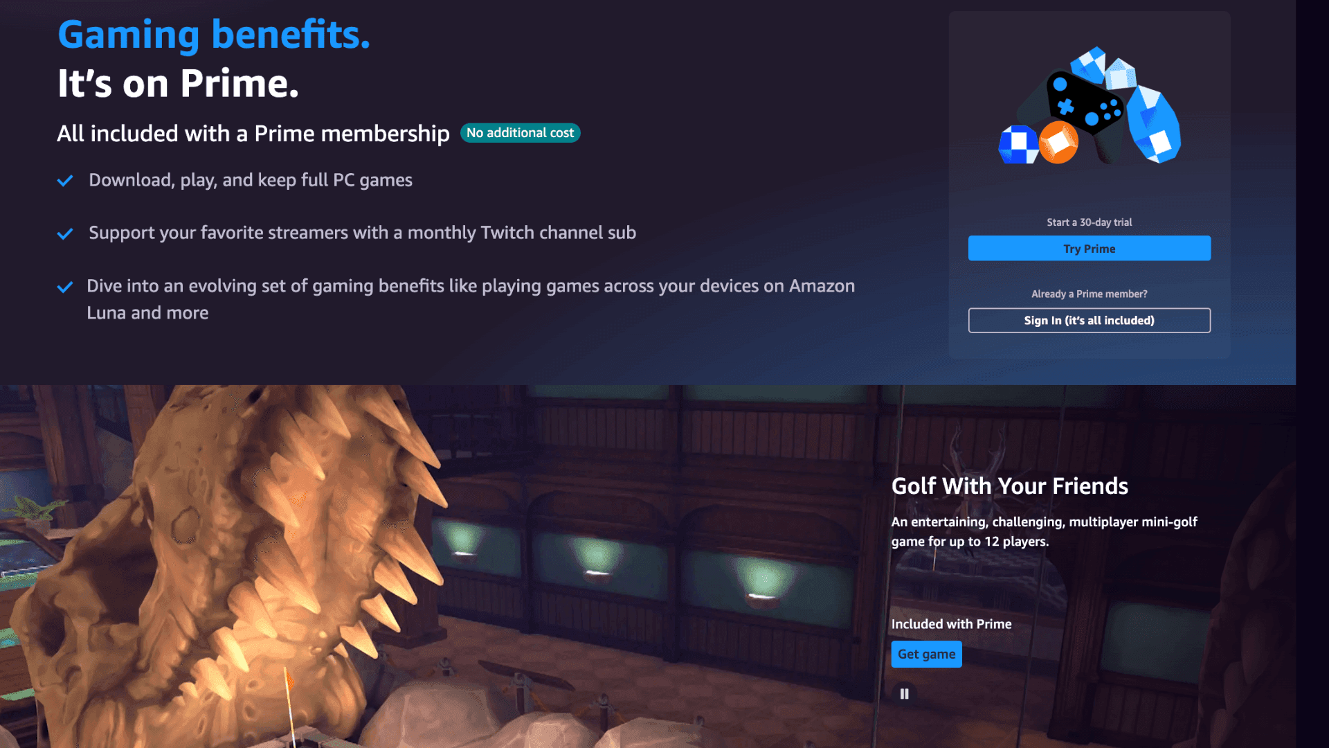 Prime Gaming Deals for Amazon Prime Day