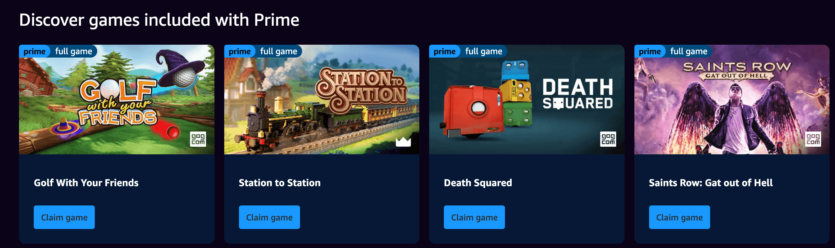 Prime Gaming Deals for Amazon Prime Day