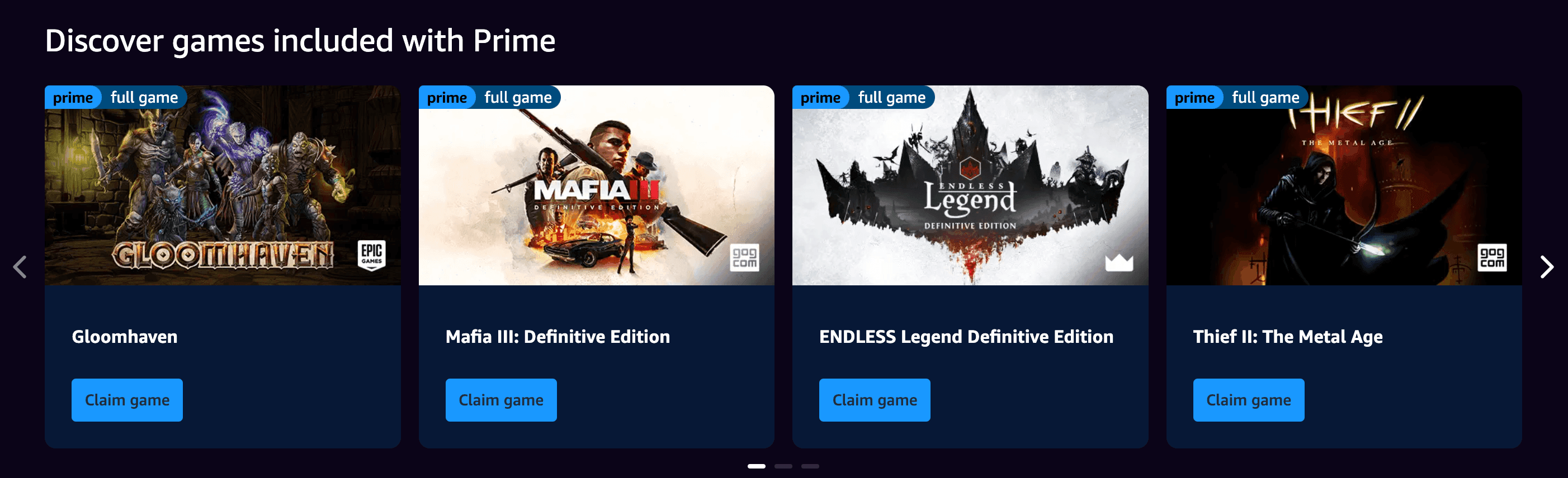 Prime Gaming Deals for Amazon Prime Day