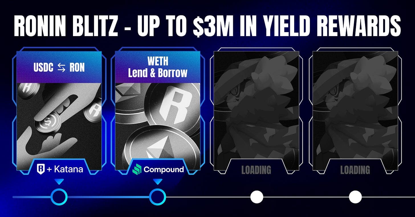 Ronin DeFi Rewards Blitz: Earn Rewards from $3M Pool