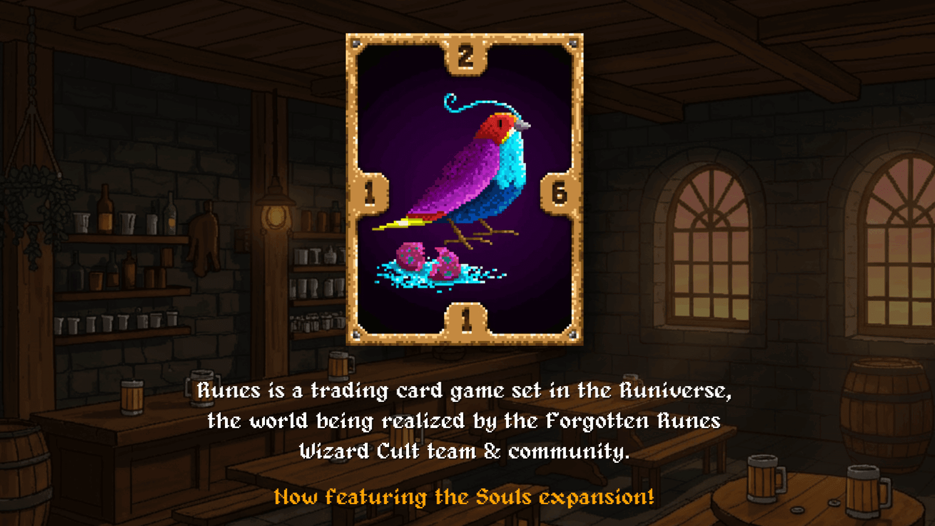 Runes Trading Card Now on Ronin