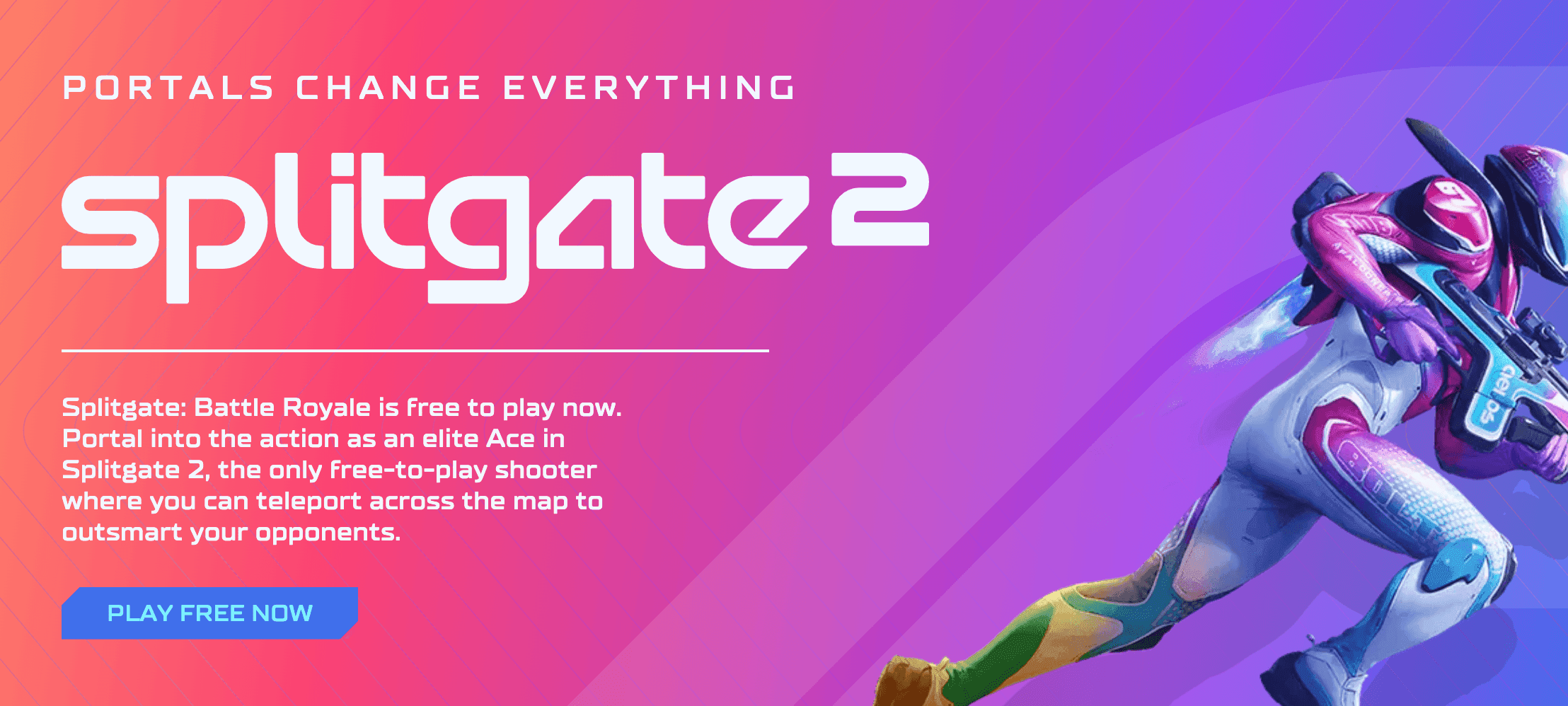 Splitgate 2 Is Going Back to Beta