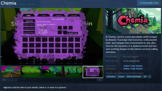 Steam Removes Chemia After Hack