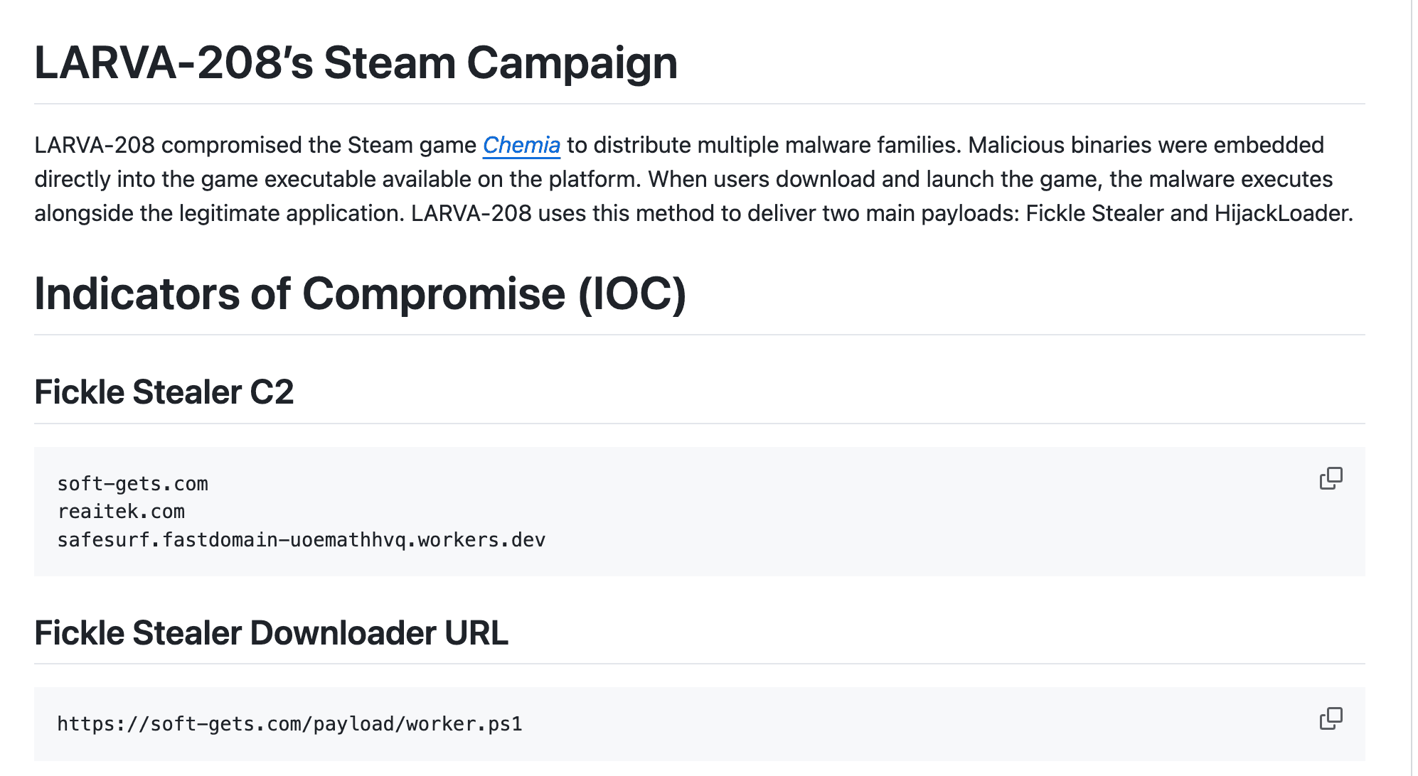 Steam Removes Chemia After Hack