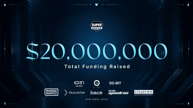 SuperGaming Raises $20 Million