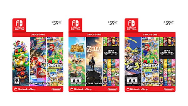 Target Offers $50 Nintendo eShop Gift Cards