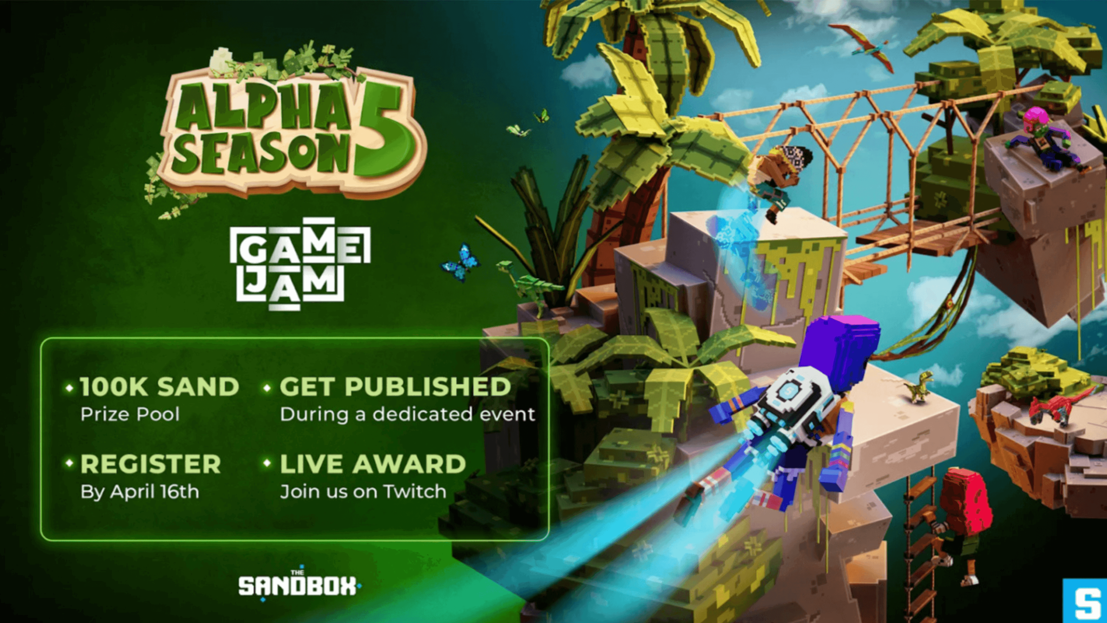 The Sandbox Season 5 Live with 100k SAND Prize Pool