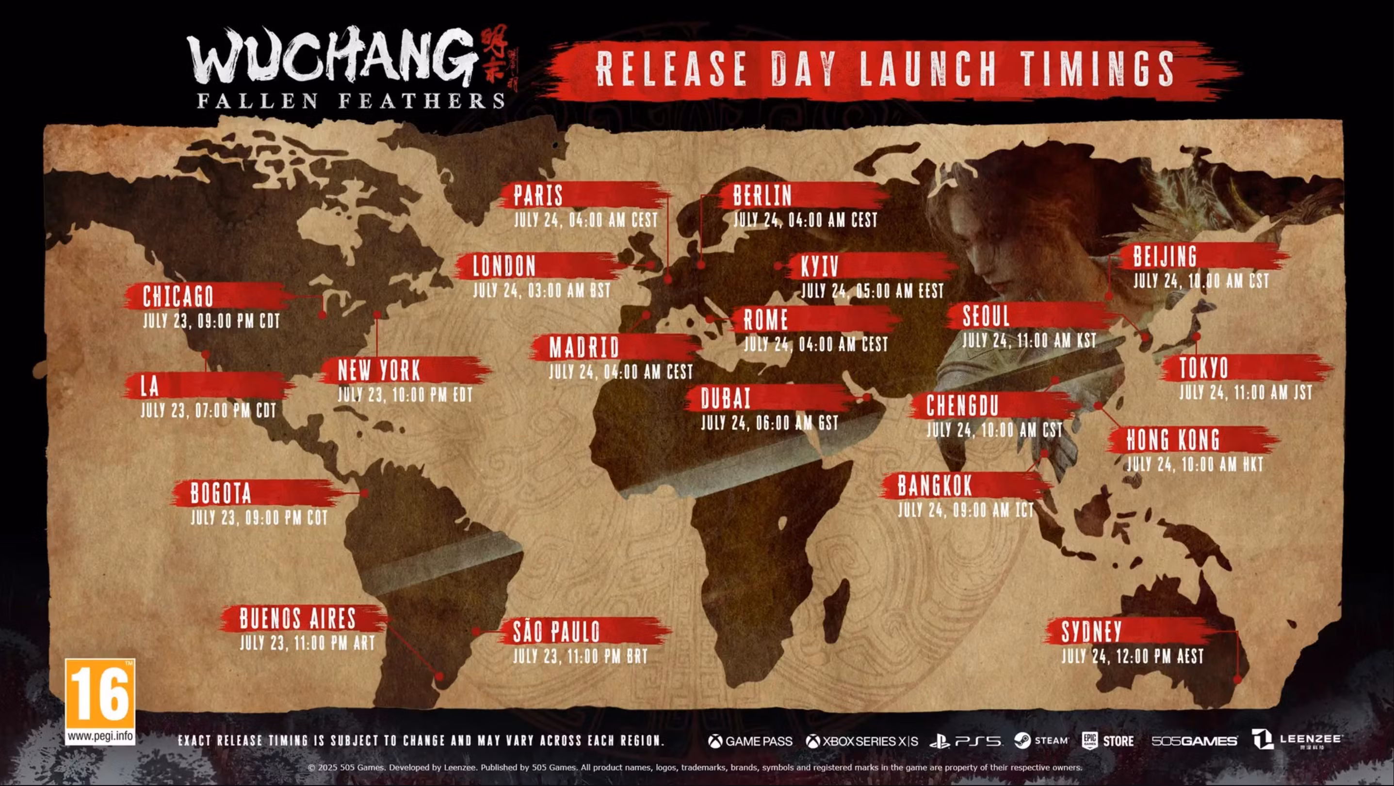 WUCHANG: Fallen Feathers Release Time