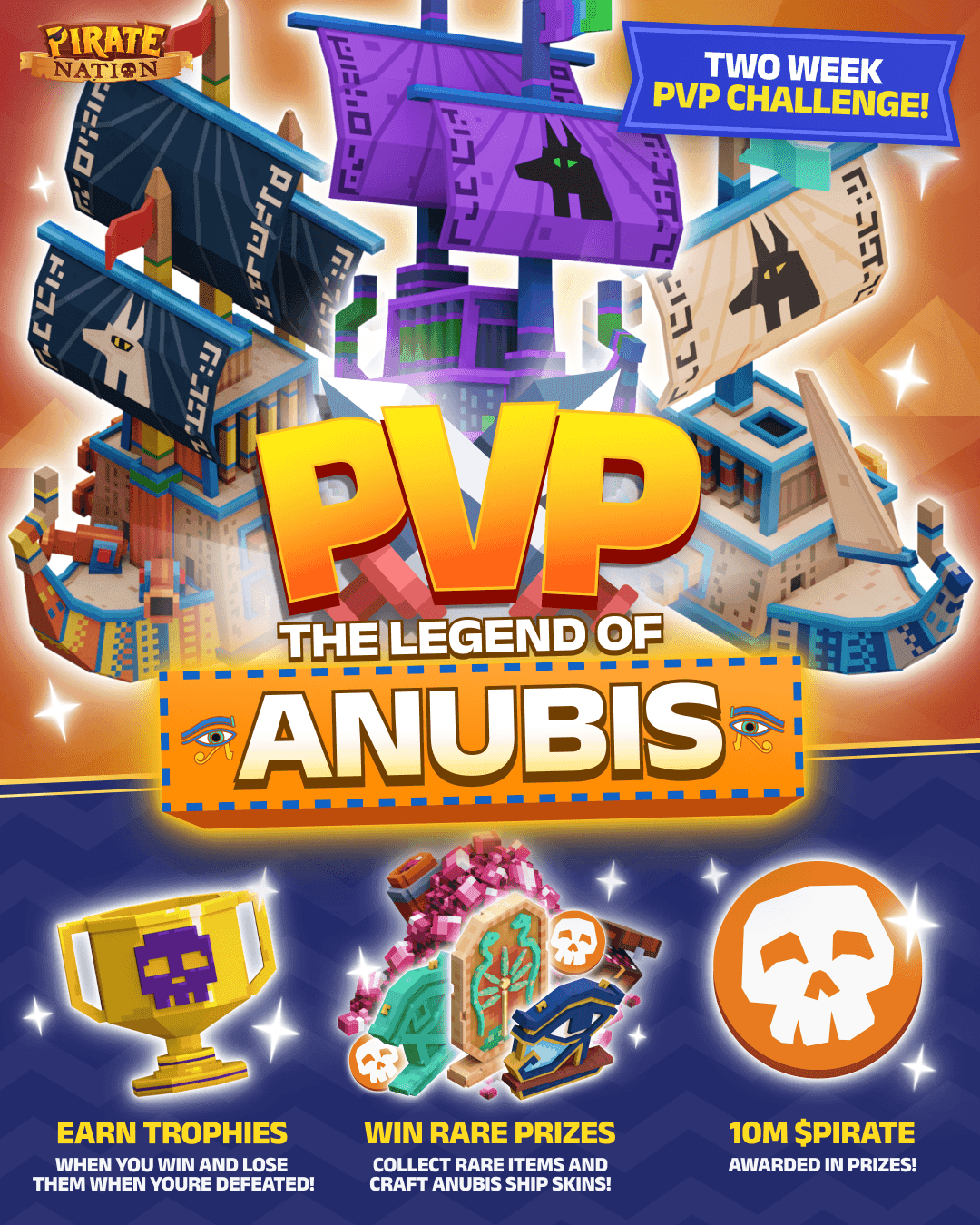 Win Up to 10 Million PIRATE in Pirate Nation's PVP Event