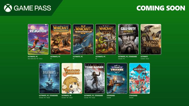 Xbox Game Pass New Games for June